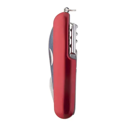 Coltello tascabile in acciaio inossidabile con 5 funzioni e manico in alluminio