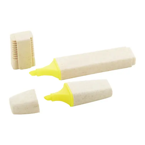 Evidenziatore in plastica di paglia di grano con cappuccio