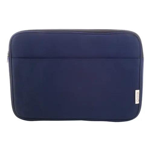 Custodia per pc da 15" in cotone riciclato e poliestere RPET imbottita con tasca frontale 400×270×30mm