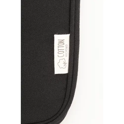 Custodia per pc da 15" in cotone riciclato e poliestere RPET imbottita con tasca frontale 400×270×30mm