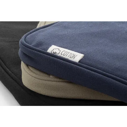 Custodia per pc da 15" in cotone riciclato e poliestere RPET imbottita con tasca frontale 400×270×30mm