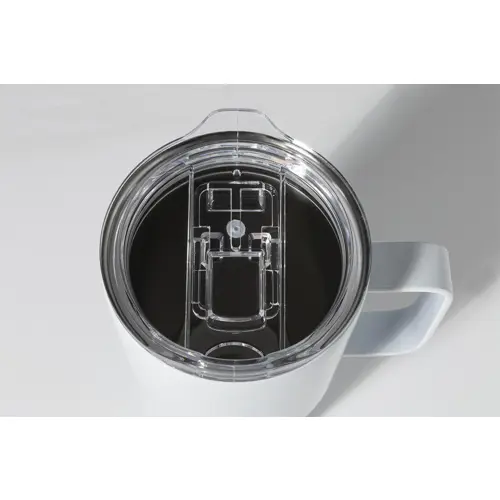 Tazza termica in acciaio inox riciclato e coperchio in PS da 600ml