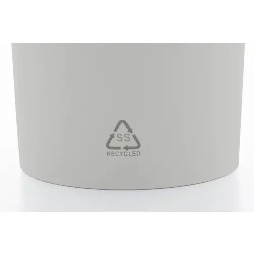 Tazza termica in acciaio inox riciclato e coperchio in PS da 600ml