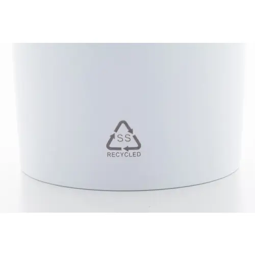 Tazza termica in acciaio inox riciclato e coperchio in PS da 600ml