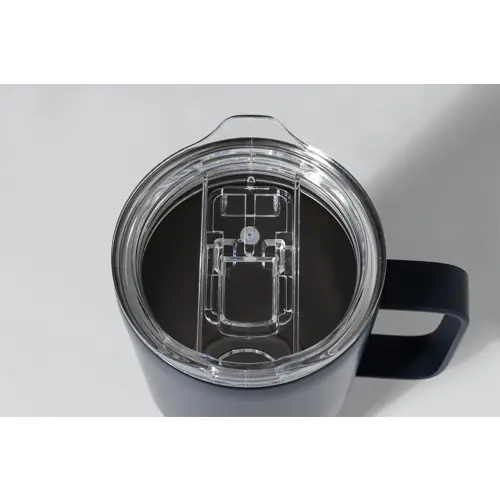 Tazza termica in acciaio inox riciclato e coperchio in PS da 600ml