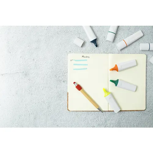 Evidenziatore in plastica riciclata