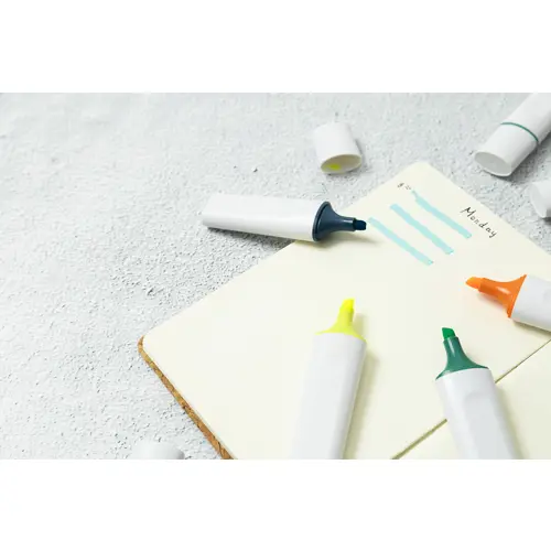 Evidenziatore in plastica riciclata