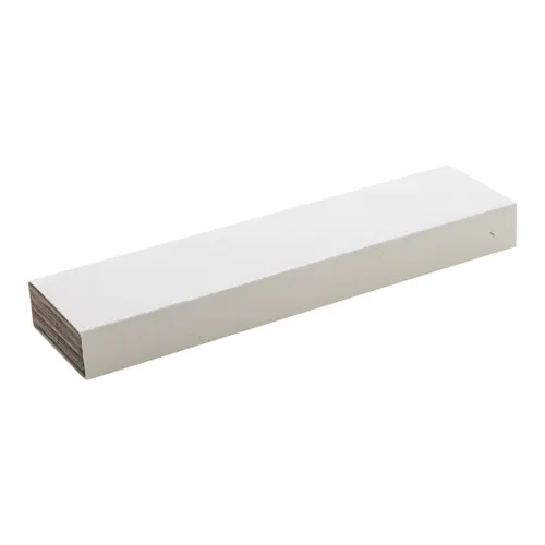 Penna a sfera in alluminio riciclato a rotazione finitura gommata e astuccio in cartoncino kraft refill blu