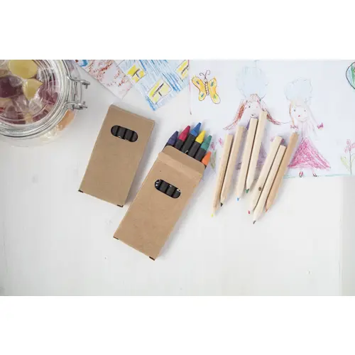 Set da 6 pastelli colorati