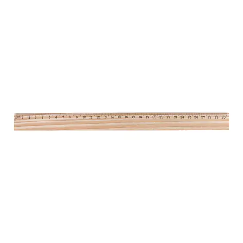 Righello in legno di pino da 30 cm