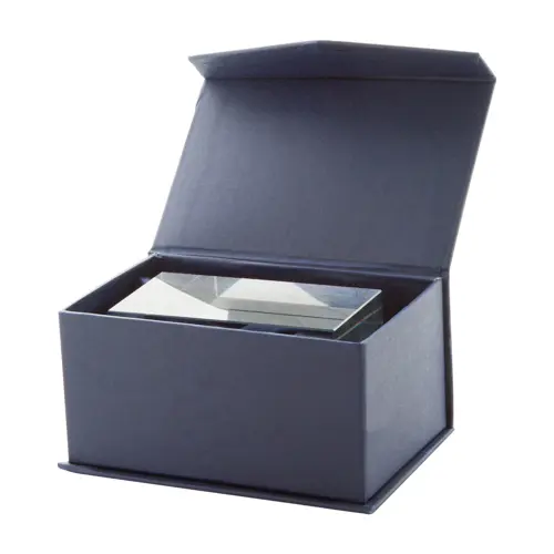 Trofeo in vetro rettangolare 40×40×60mm