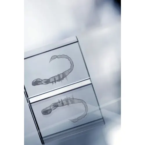 Trofeo in vetro rettangolare 40×40×60mm