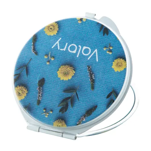 Specchio tascabile in alluminio