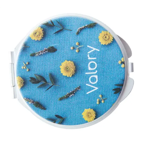 Specchio tascabile in alluminio