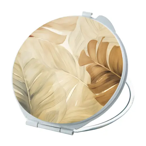 Specchio tascabile in alluminio