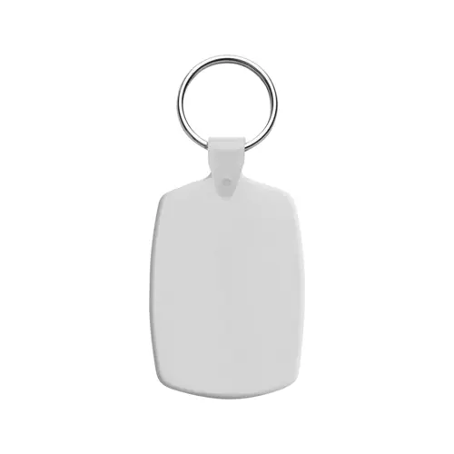 Portachiavi rettangolare in plastica