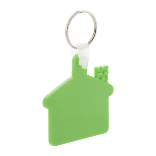 Portachiavi a forma di casa in plastica