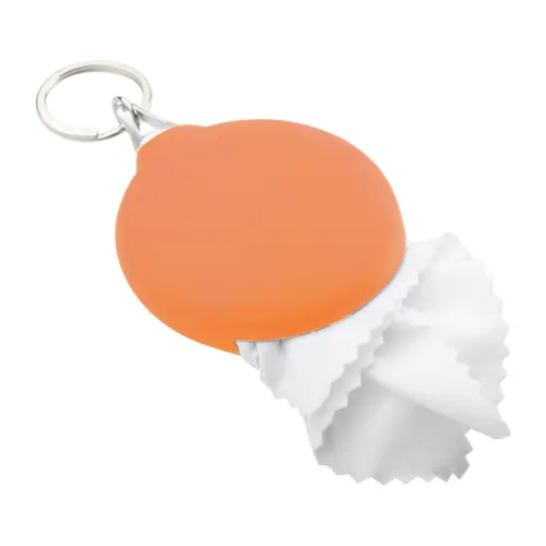 Panno per la pulizia degli occhiali in microfibra 130×180mm con portachiavi 