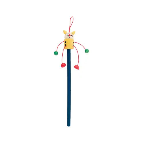 Matita in legno con figura di animale 