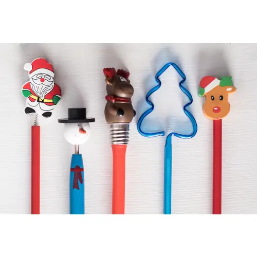 Penna a sfera natalizia refill blu