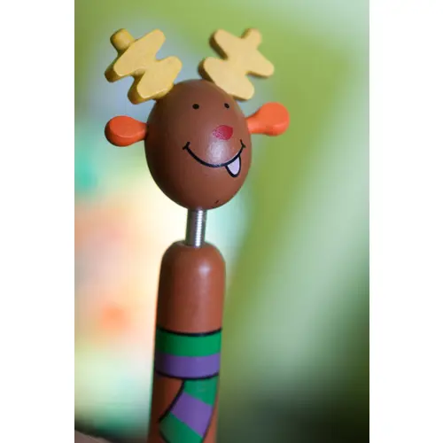 Penna a sfera natalizia refill blu