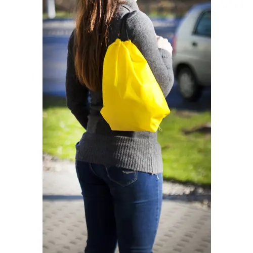 Sacca in TNT con lacci e chiusura a coulisse in diverse colorazioni da 80gr 36X42cm