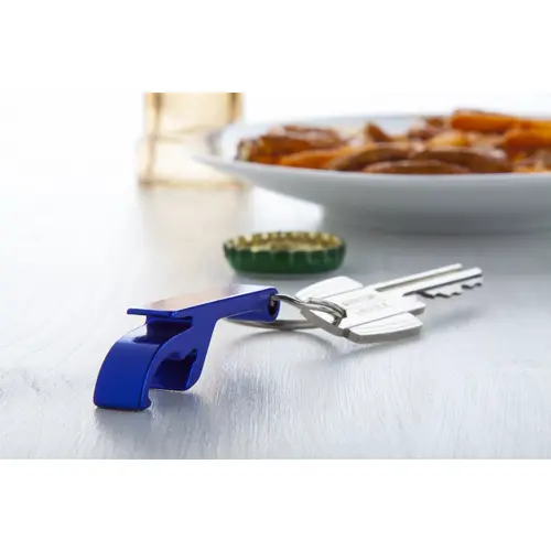 Portachiavi e apribottiglie in alluminio