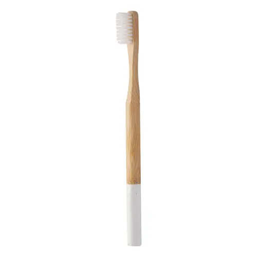 Spazzolino da denti in bambù con setole colorate