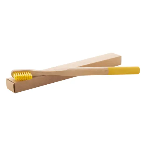 Spazzolino da denti in bambù con setole colorate