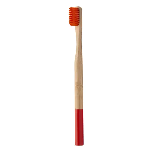 Spazzolino da denti in bambù con setole colorate