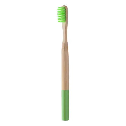 Spazzolino da denti in bambù con setole colorate