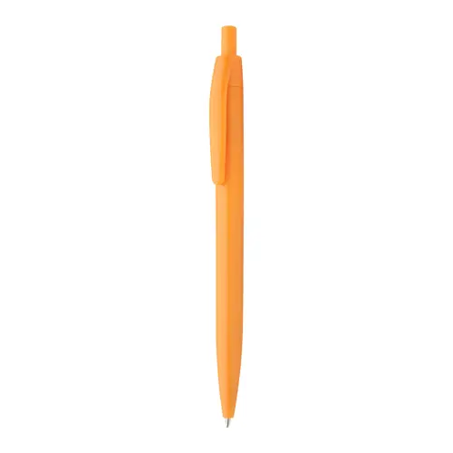 Penna a sfera in plastica colorata con meccanismo a scatto e refill nero