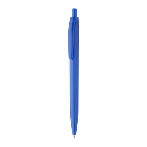 Penna a sfera in plastica colorata con meccanismo a scatto e refill nero