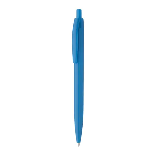 Penna a sfera in plastica colorata con meccanismo a scatto e refill nero