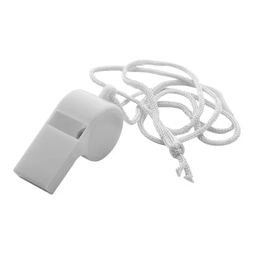 Fischietto in plastica con cordoncino