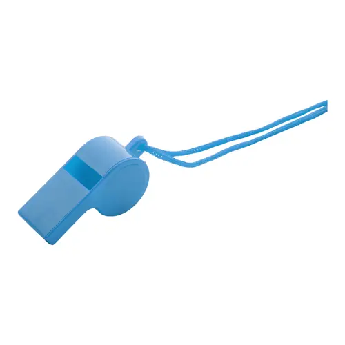 Fischietto in plastica con cordoncino