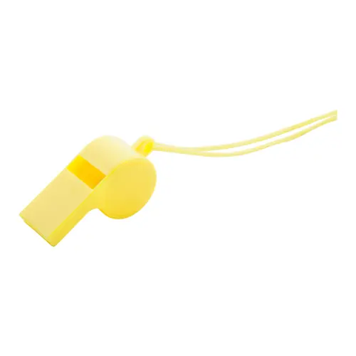 Fischietto in plastica con cordoncino