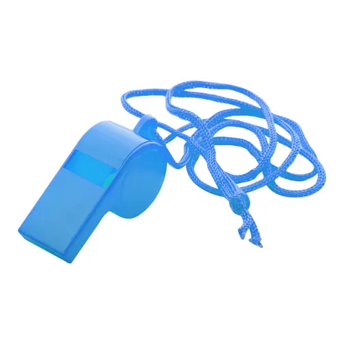 Fischietto in plastica con cordoncino