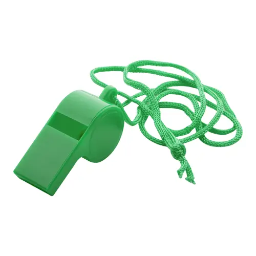 Fischietto in plastica con cordoncino
