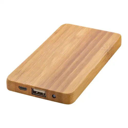 Power bank in bambù da 4000mAh