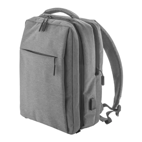 Zaino porta pc da 15" in poliestere 400D con organizer interno e aggancio trolley