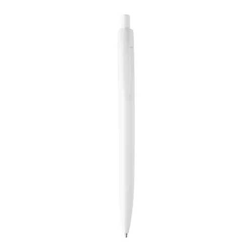 Penna a sfera in plastica con trattamento antibatterico e con meccanismo a scatto refill blu