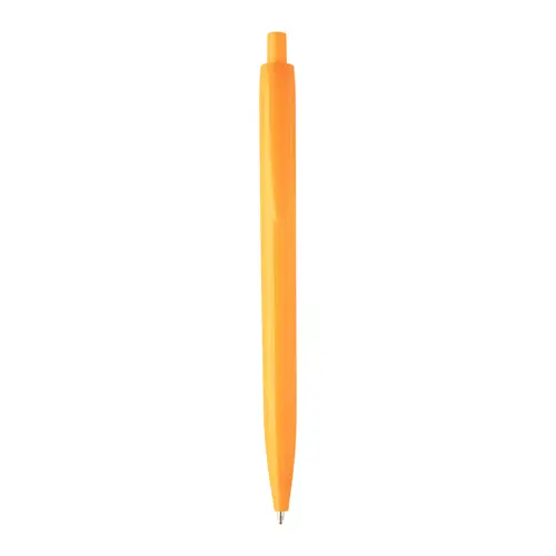 Penna a sfera in plastica con trattamento antibatterico e con meccanismo a scatto refill blu