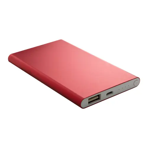 Power bank in alluminio in diverse colorazioni da 4000mAh