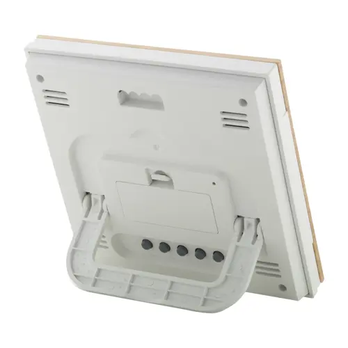 Stazione metereologica e orologio digitale pannello in bambù