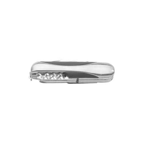 Coltello tascabile in metallo ad 11 funzioni ed inserto in plastica 90×25×15 mm