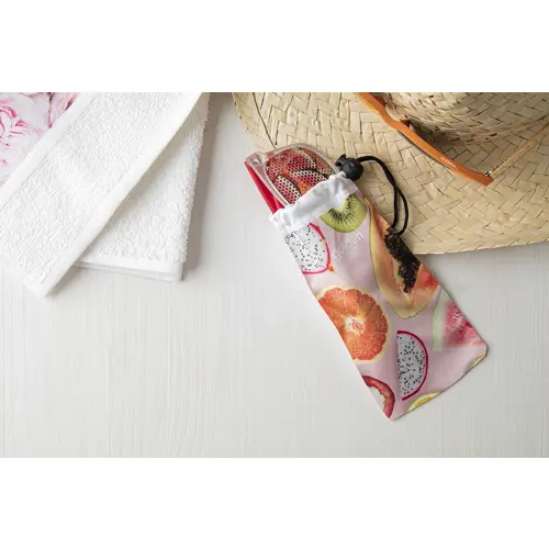 Astuccio per occhiali in microfibra da 170 gr personalizzabile ineramente solo su un lato