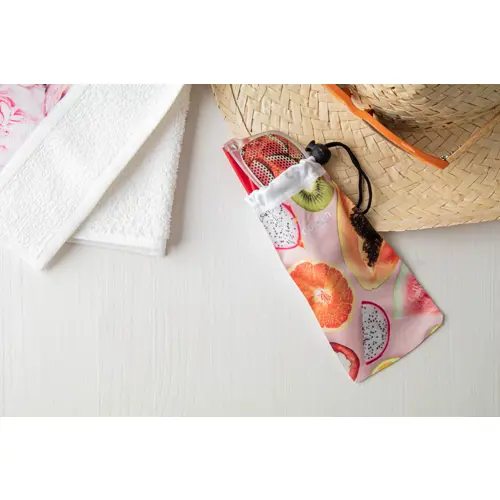 Astuccio per occhiali in microfibra da 170 gr personalizzabile ineramente solo su un lato