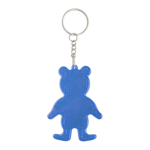 Portachiavi riflettente ad alta visibilità a forma di orsetto