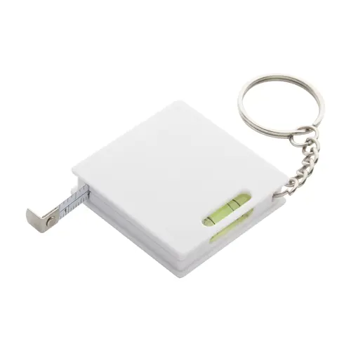 Metro a nastro con portachiavi e livella